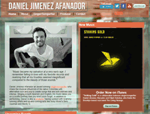 Tablet Screenshot of danieljimenezafanador.com